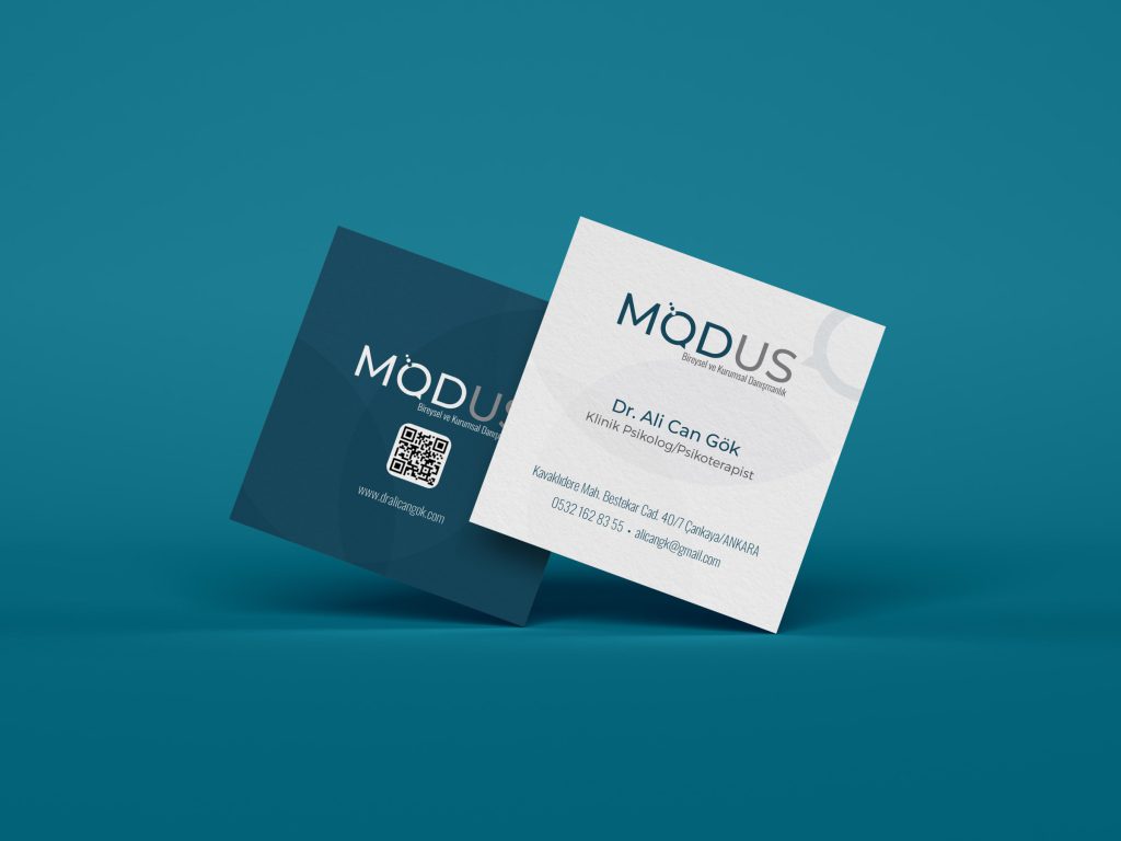 Modus kartvizit — uygulama