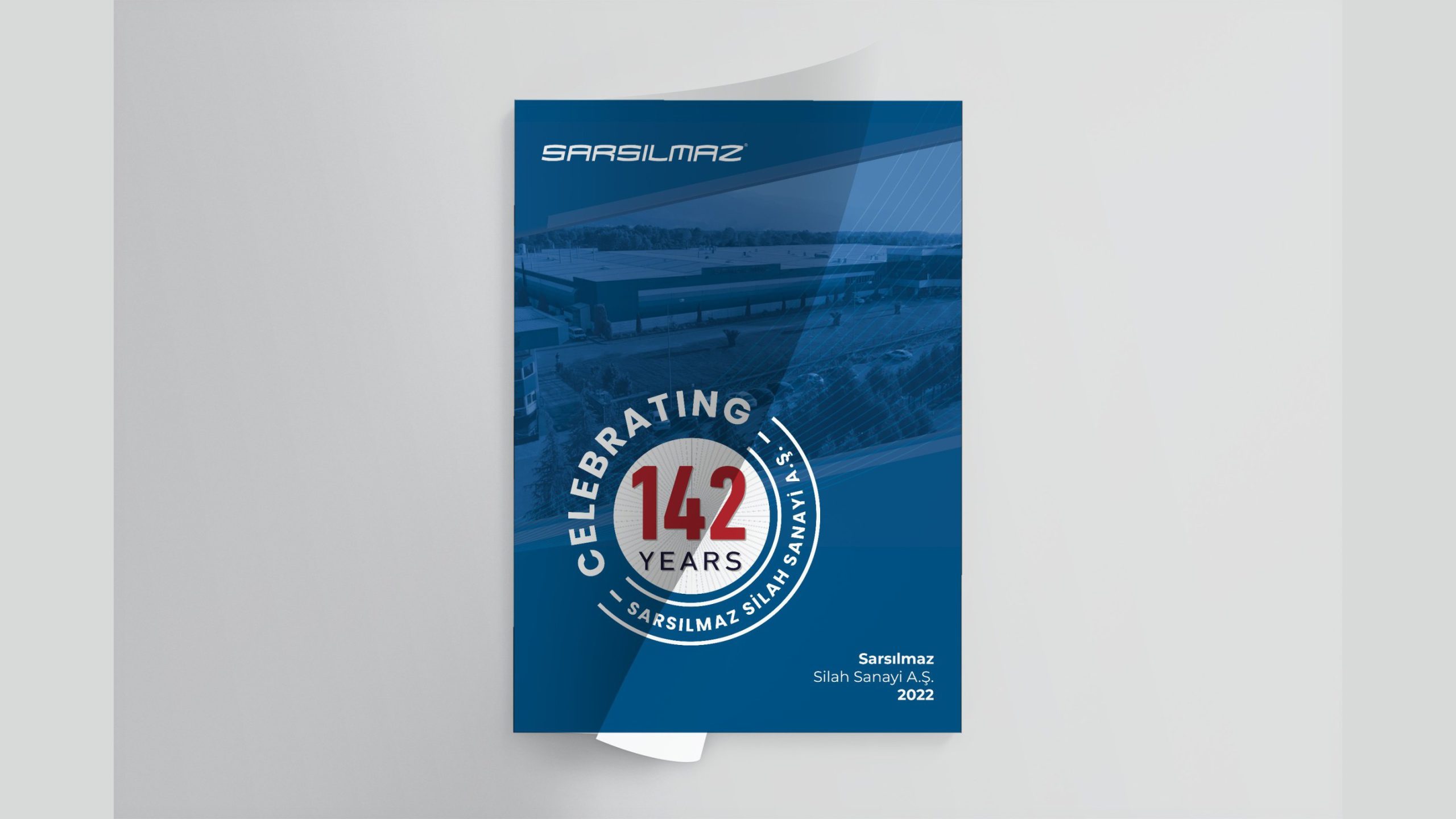 Sarsılmaz kurumsal katalog — kapak (142. yıl)