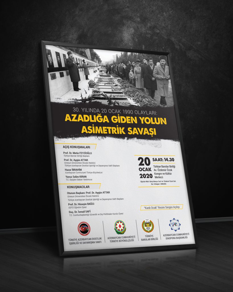 Azadlığa Giden Yolun Asimetrik Savaşı — konferans afişi