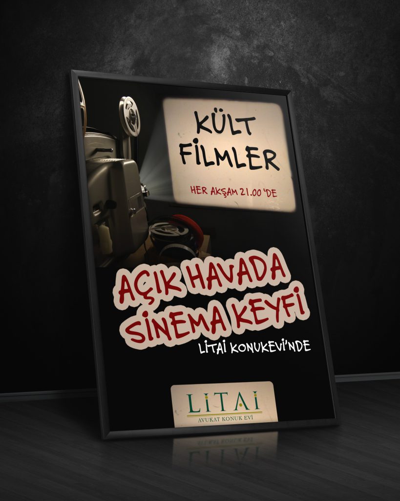 Kült Filmler — açık hava sineması afişi
